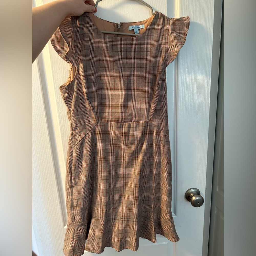 She + Sky | Plaid dress